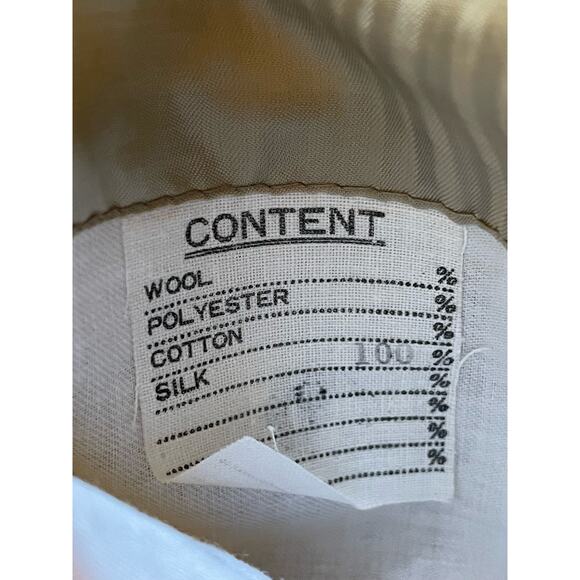 Countess Mara, 100% Silk Blazer, Sportcoat, Neutral, Soft,2 button, Men's 38S - Picture 7 of 10